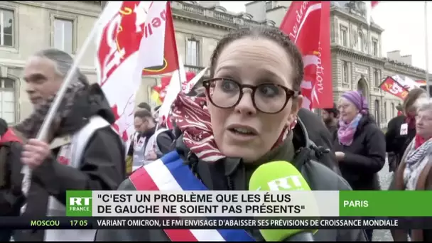 Manifestation à Paris contre la précarité et la réforme de l’assurance-chômage