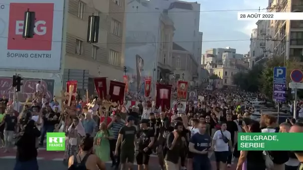 «Ils veulent faire de mon petit-fils une fille» : Manifestation à Belgrade contre l’Europride