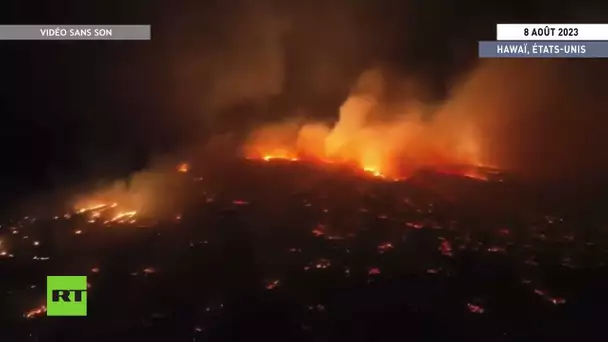 États-Unis : les feux de forêt font rage à Hawaï