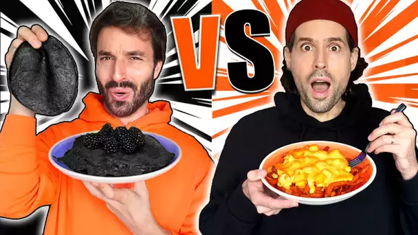 ON MANGE NOIR VS ORANGE PENDANT 24H pour HALLOWEEN @Carl is cooking - HUBY