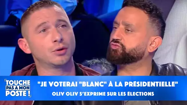 Oliv Oliv, citoyen engagé, s'exprime sur les élections : "Je voterai "blanc" à la présidentielle"