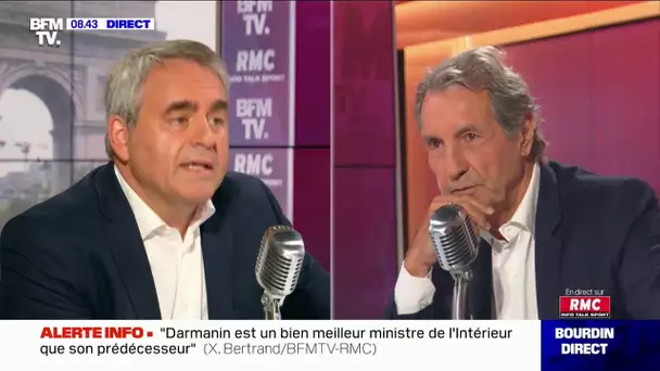 Sécurité: "Où sont les places de prison supplémentaires?" demande Xavier Bertrand