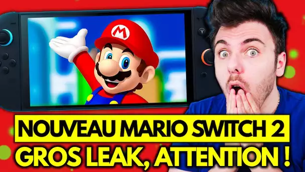SWITCH 2 : LE NOUVEAU MARIO LEAK ?! ATTENTION ! 🚨 NINTENDO BALANCE DU LOURD AVEC SES JEUX ! 🤯
