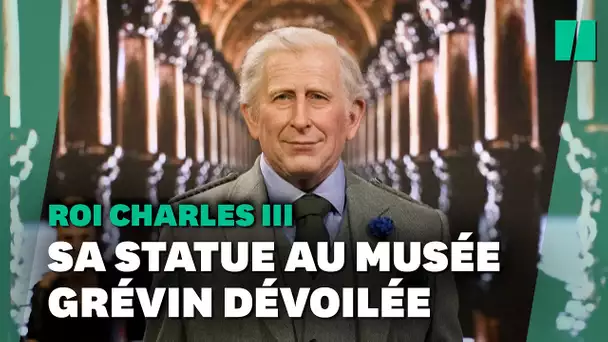 La statue de cire du roi Charles III a été dévoilée par le musée Grévin