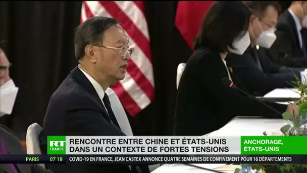 Rencontre entre Chine et Etats-Unis dans un contexte de fortes tensions
