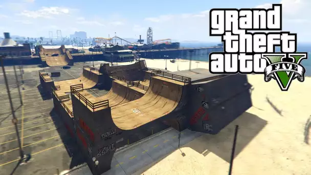 GTA 5 JE FABRIQUE MON PROPRE SKATEPARK ! Moto, Bmx, VTT