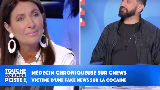 Brigitte Milhau, médecin chroniqueuse sur CNEWS, victime d'une fake news sur la cocaïne