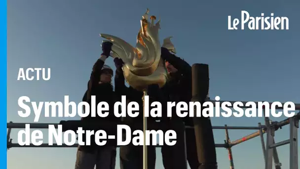 Le coq de Notre-Dame a retrouvé sa place dans le ciel de Paris