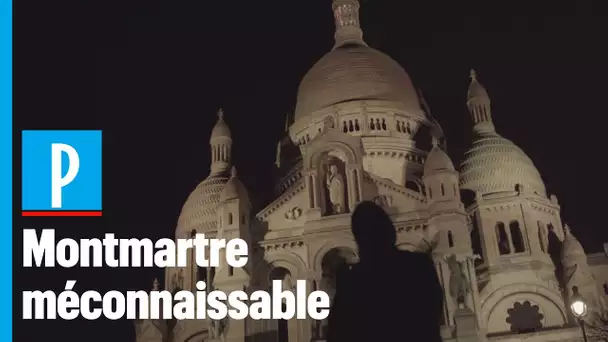Montmartre à la tombée de la nuit durant le confinement : « C'est surréaliste »