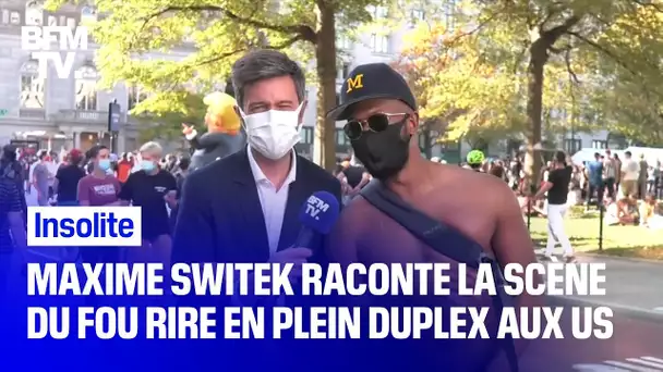 "otre journaliste Maxime Switek raconte son fou rire lors d'un duplex avec un Américain