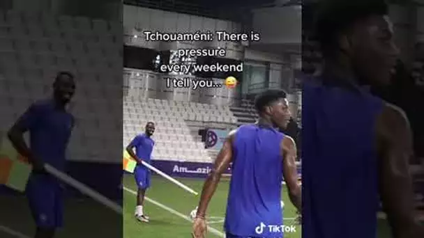 Pas de pression pour Aurélien Tchouaméni #shorts