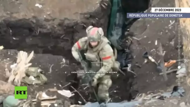 Les parachutistes russes ont abattu un quadrocoptère d'attaque des forces armées ukrainiennes
