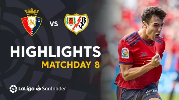 Resumen de CA Osasuna vs Rayo Vallecano (1-0)