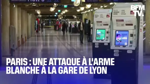 Paris: trois blessés après une attaque à l'arme blanche à la gare de Lyon
