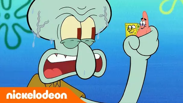 Bob Esponja | ¡Calamardo se convierte en un GIGANTE! | Nickelodeon France