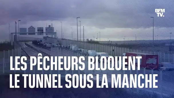 Licences post-Brexit: les pêcheurs français bloquent l'Eurotunnel