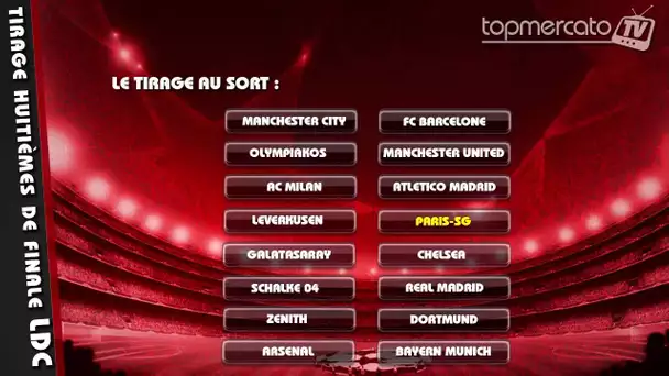 Ligue des Champions : le tirage au sort des huitièmes de finale !