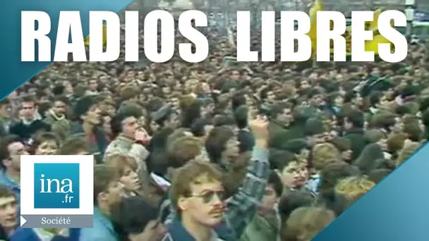 Manifestation pour NRJ à Paris en 1984 | Archive INA