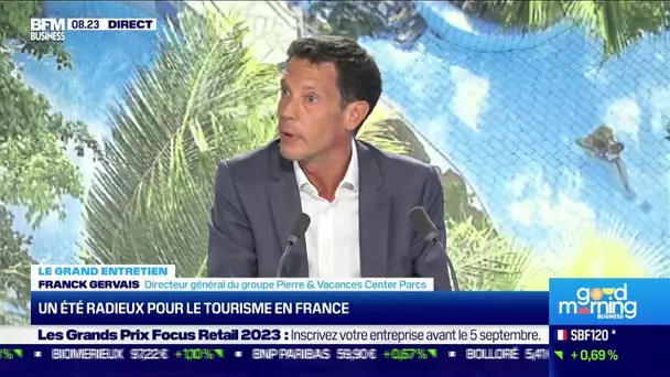 Franck Gervais (Pierre & Vacances Center Parcs) : Tourisme en France, les bons chiffres de l'été