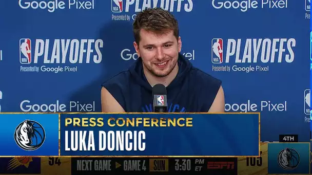 Luka Doncic Talks Game 3 vs Suns | Postgame Presser