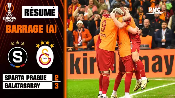 Résumé : Galatasaray 3-2 Sparta Prague - Ligue Europa (barrage aller)