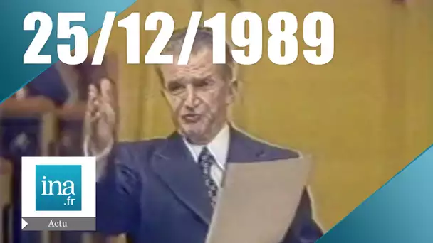 20h Antenne 2 du 25 décembre 1989 : Exécution de Nicolae Ceaușescu | Archive INA