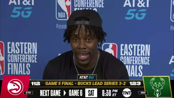 Jrue Holiday on His 25 PT Performance | Postgame Press Conference