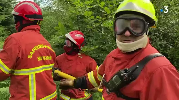 Les pompiers de Haute-Vienne sur le qui-vive face aux feux de forêts