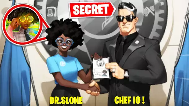 LES PLANS DU CHEF DE L'IO ET LE DR.SLONE + CORAL CASTLE EN RUINE ! (FORTNITE SECRET SAISON 7)