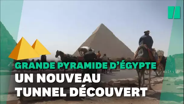 En Égypte, un nouveau couloir secret découvert dans la Grande pyramide de Gizeh