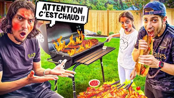 Ma soeur fait UN BARBECUE GÉANT pour la première fois ! 🔥( elle fait n'importe quoi 😭 )