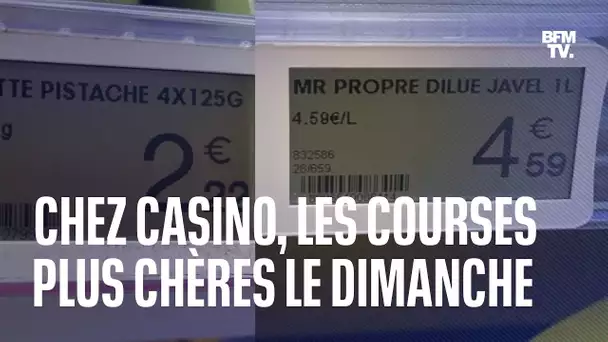 +15%: comment Casino gonfle les prix dans ses rayons le dimanche