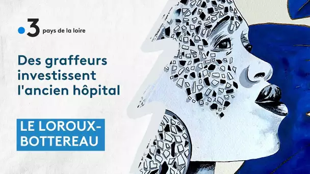 Le Loroux-Bottereau : un collectif de graffeurs investit les murs de l'ancien hôpital