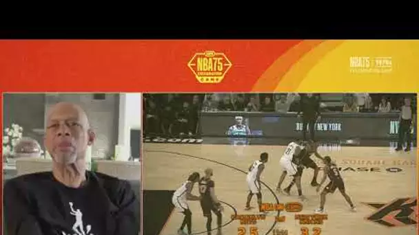 Kareem Abdul-Jabbar's #NBA75 Celebration Game Broadcast Interview! 👏