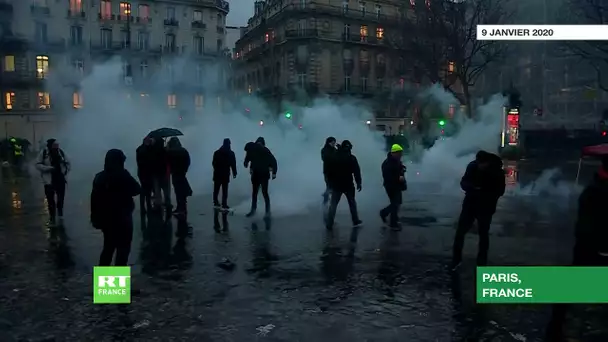 Paris : des gaz lacrymogènes utilisés lors de la manifestation contre la réforme des retraites