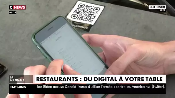 Restaurants : du digital à votre table