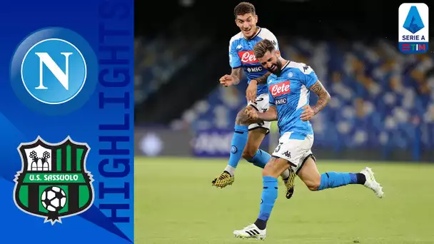 Napoli 2-0 Sassuolo | Il Napoli fa festa con Hysaj ed Allan | Serie A TIM