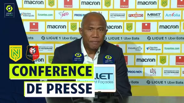 Conférence de presse FC NANTES - STADE RENNAIS FC (2-1)  / 2021/2022