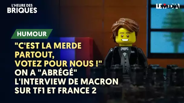 "C'EST LA MERDE PARTOUT, VOTEZ POUR NOUS !" CE QUE MACRON VA DIRE SUR TF1 ET FRANCE 2