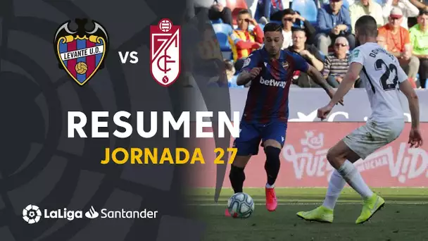 Resumen de Levante UD vs Granada CF (1-1)