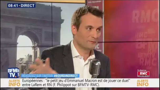 Vif échange entre Florian Philippot et Jean-Jacques Bourdin sur la dépendance de la France à l&#039;UE