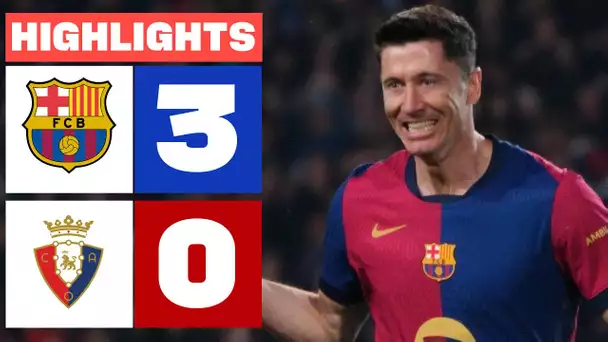 FC BARCELONA 3 - 0 CA OSASUNA I RESUMEN LALIGA EA SPORTS