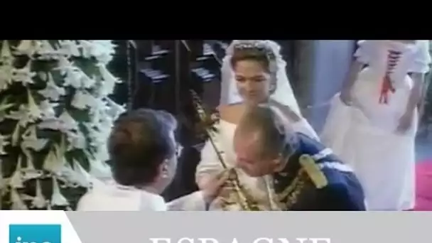 Mariage de l'Infante d'Espagne en 1997 - Archive INA
