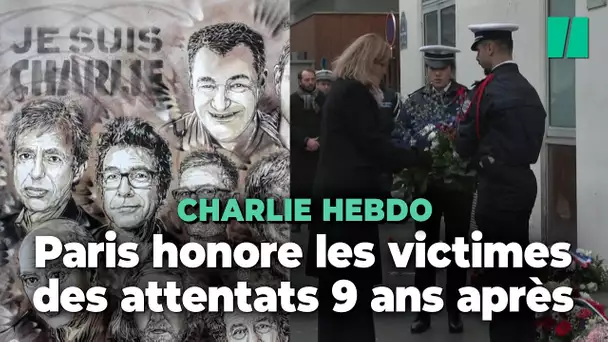 Paris honore les victimes des attentats de Charlie Hebdo et de l’Hypercacher, neuf ans après