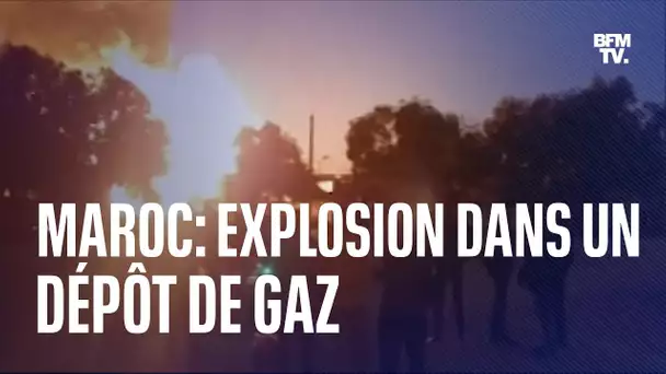 Maroc: une impressionnante explosion dans un dépôt de gaz