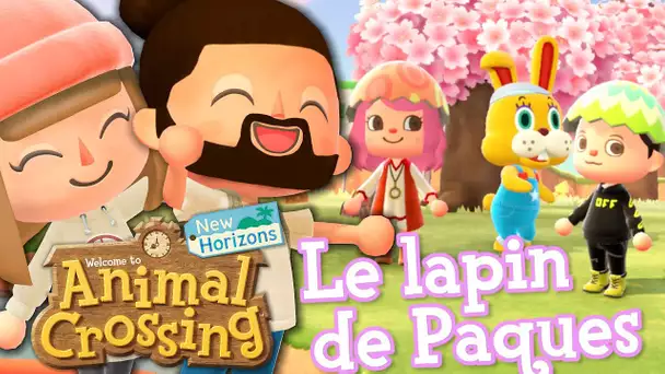 ON COMMENCE LA CHASSE AUX ŒUFS DE PÂQUES ! | ANIMAL CROSSING NEW HORIZONS EPISODE 14 CO-OP