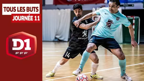 D1 Futsal, journée 11 : tous les buts