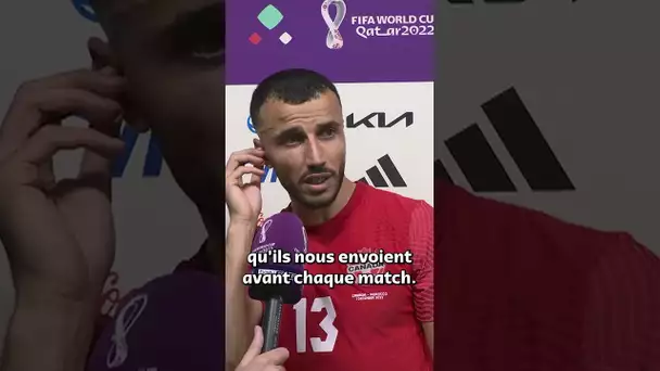 🇲🇦 Le beau message de Romain Saïss aux Marocains !  #ShortsFIFAWorldCup #shorts