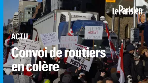 "Convoi pour la liberté" au Canada :  les routiers bloquent le centre-ville de Toronto