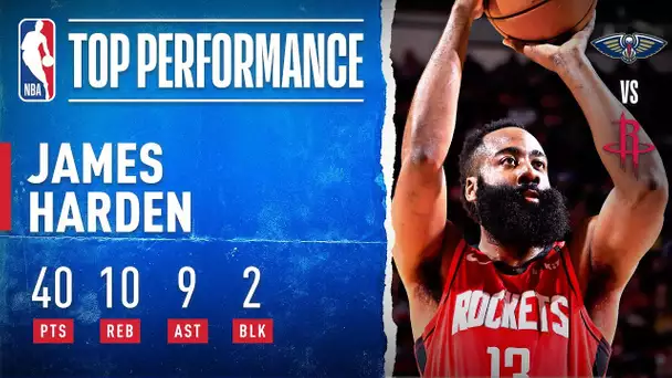 James Harden Pours 40 PTS In All-Around Performance